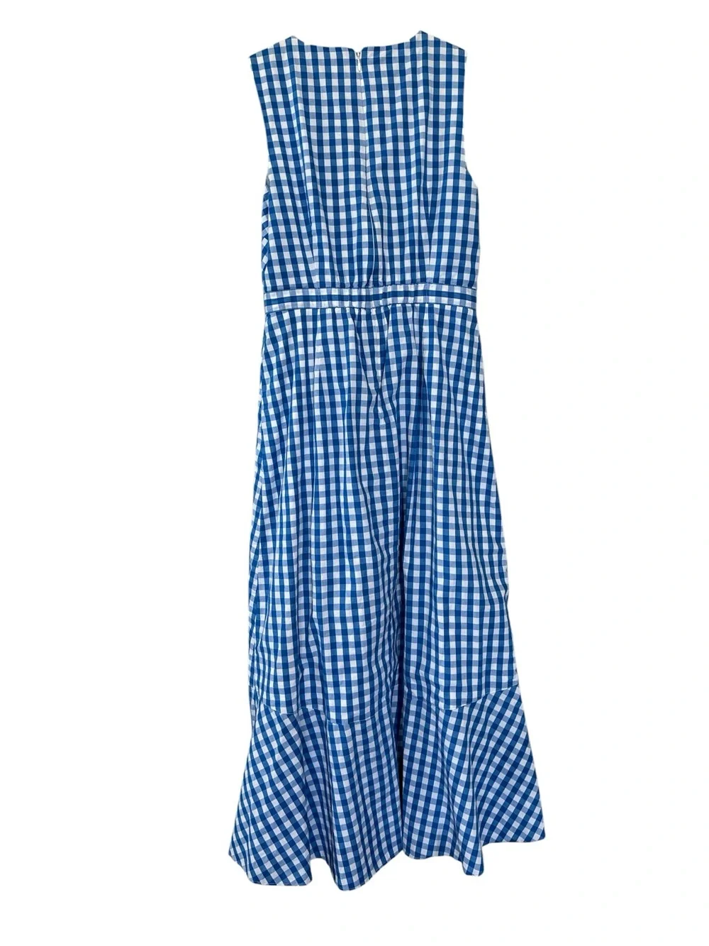 J. Crew gingham plaid wrap dress in cotton poplin